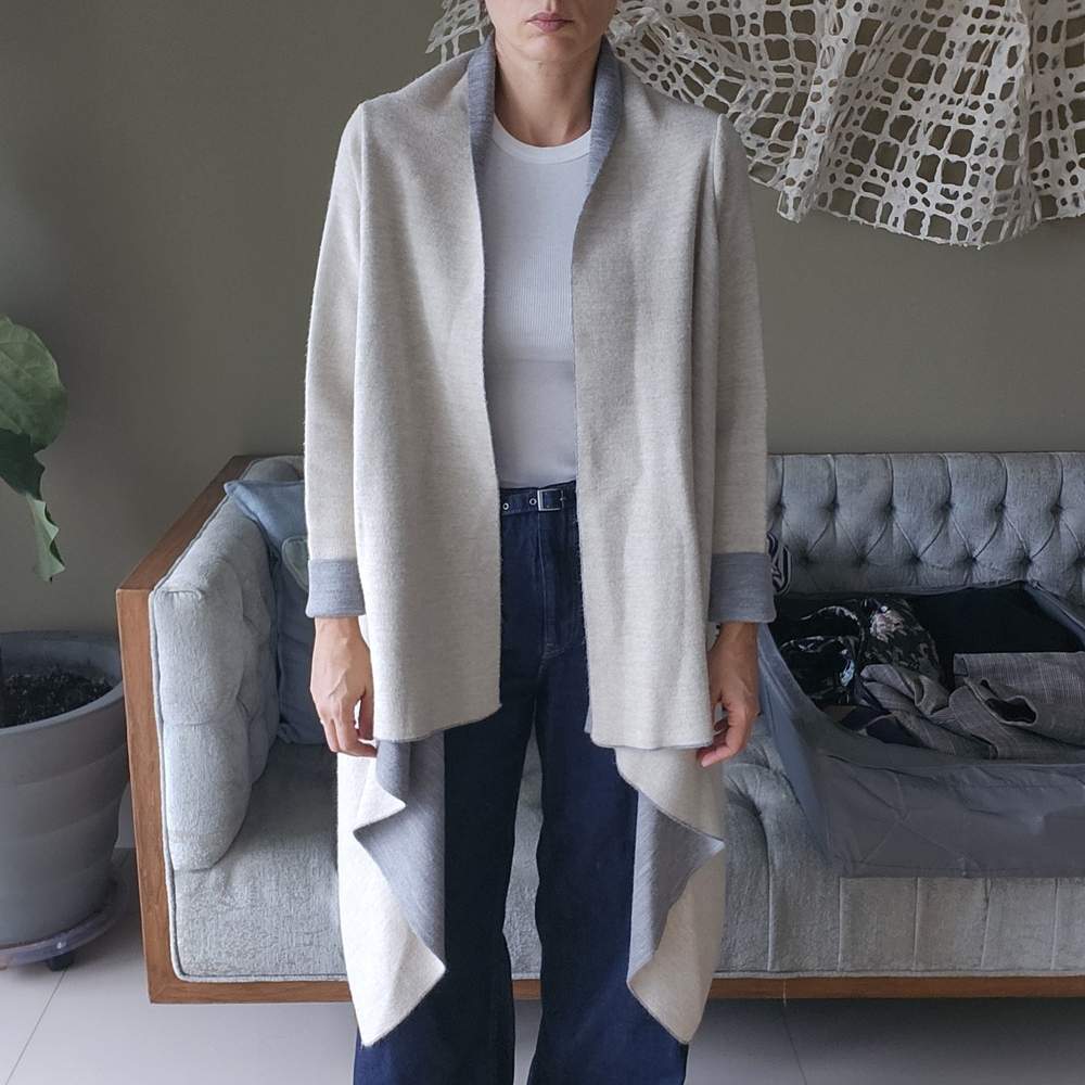 Zara Light Gray Women's Cardigan